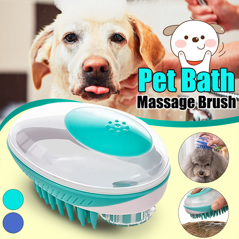 Pet Brush Bath Massage Brush Medium And Small Cat And Dog Universal Bath Brush