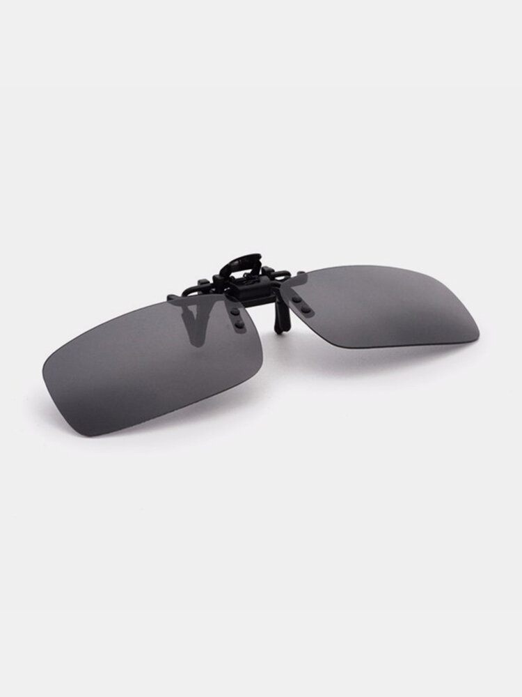 Night Vision Glasses Polarized Driving Fish Clip on Sunglasses For Metal Frame