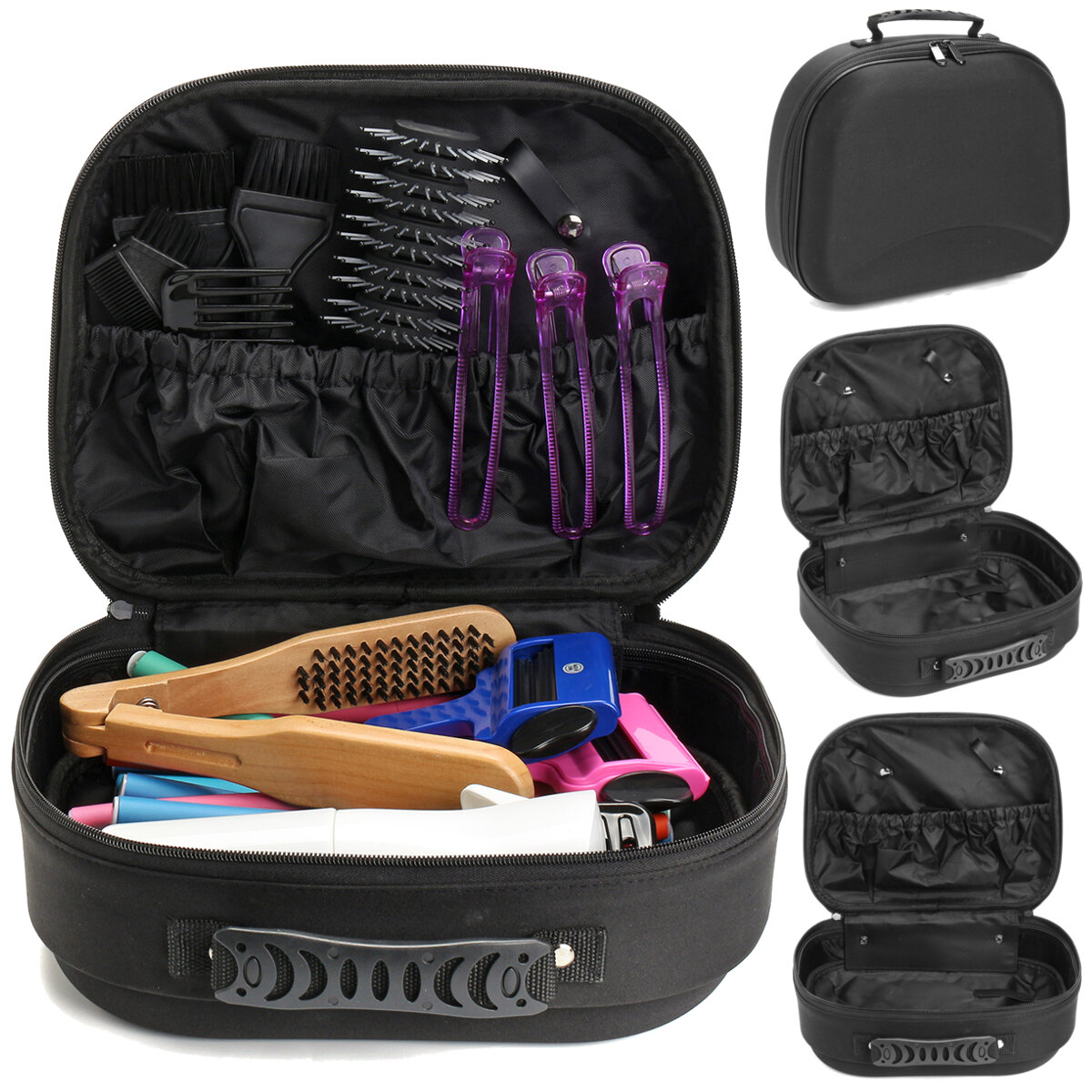 

Hair Salon Tools Organizer Bag Barber Scissors Combs Storage Pouch Hairdressing Case Holder