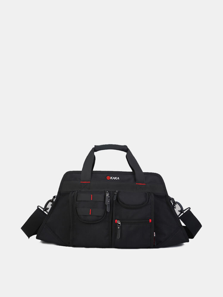 Men Business Casual Multi-Pocket Big Capacity Shoulder Portable Crossbody Bag Handbag  