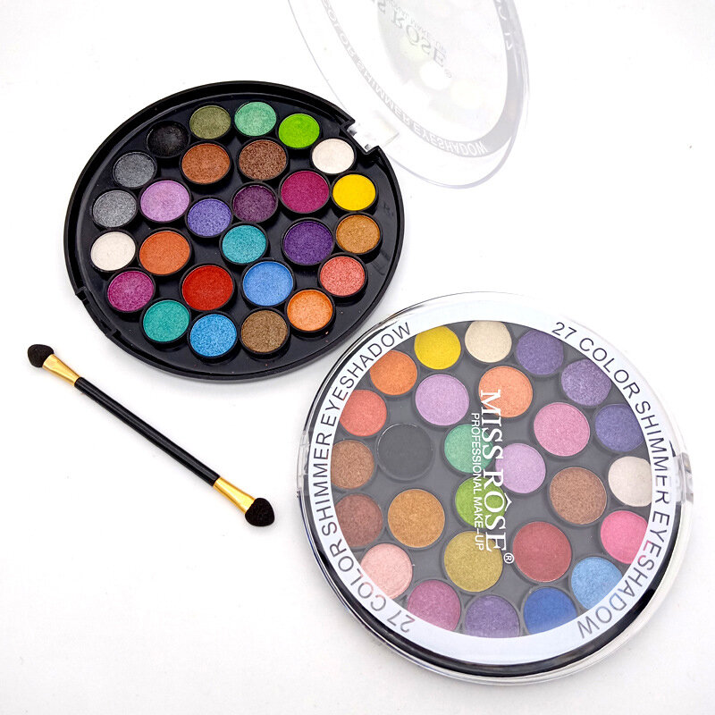 27 Colors Eyeshadow Palette Long-Lasting Shimmer Eye Shadow Matte Makeup Palette Eye Cosmetic