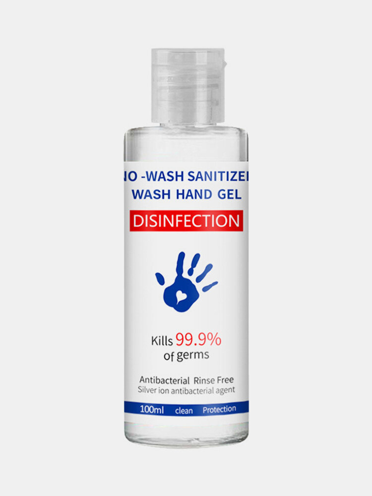 100 мл Дезинфицирующее средство для рук, не требующее мытья, Бактериостатическое портативное дезинфекция ионами серебра Гель