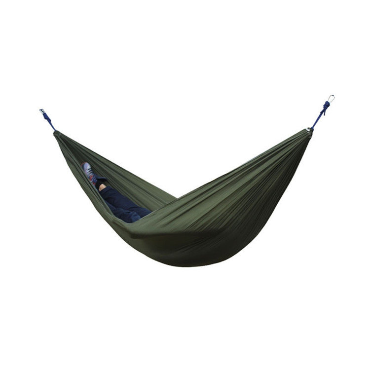 

Portable 270x140CM Hammock Camping 210T Nylon Double Hanging Swing Bed Load 250KG, Black;orange;camel;grey;royal;army green;dark green;green;sky blue