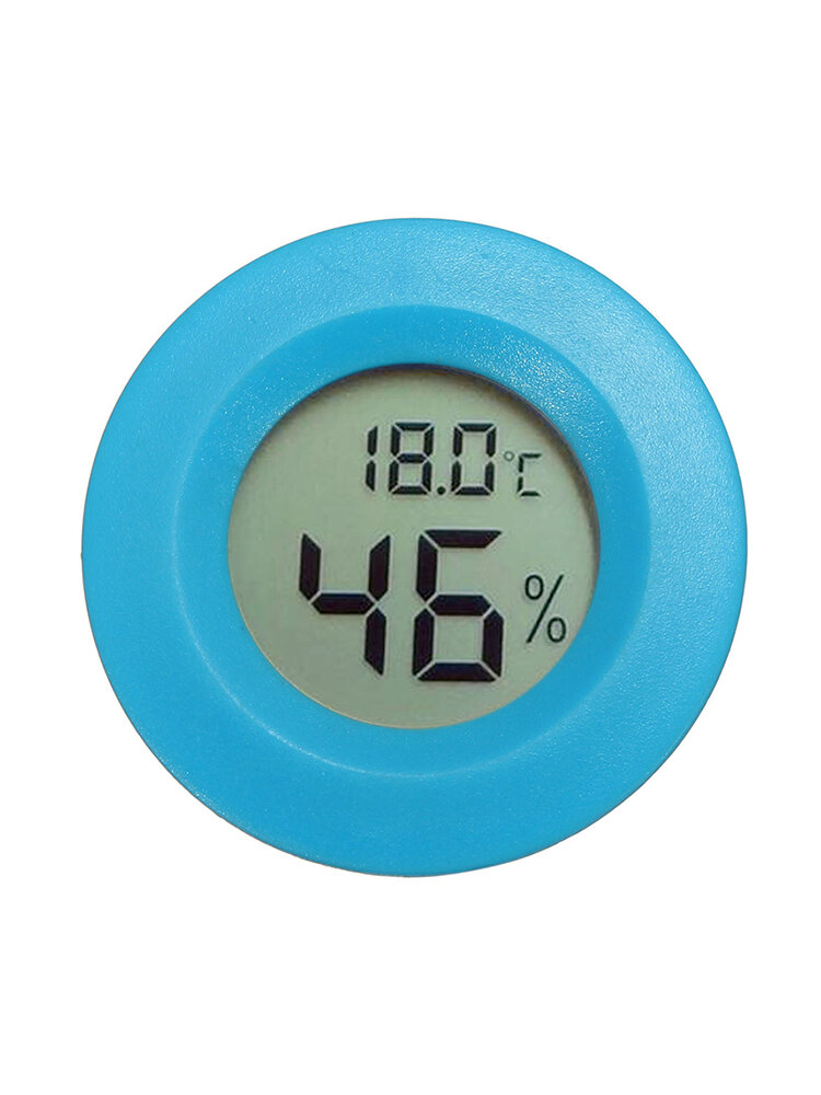 

New Mini Crawler Pet Temperature Thermometer Hygrometer Electronic Digital Display, Blue;red;yellow;black;white;green
