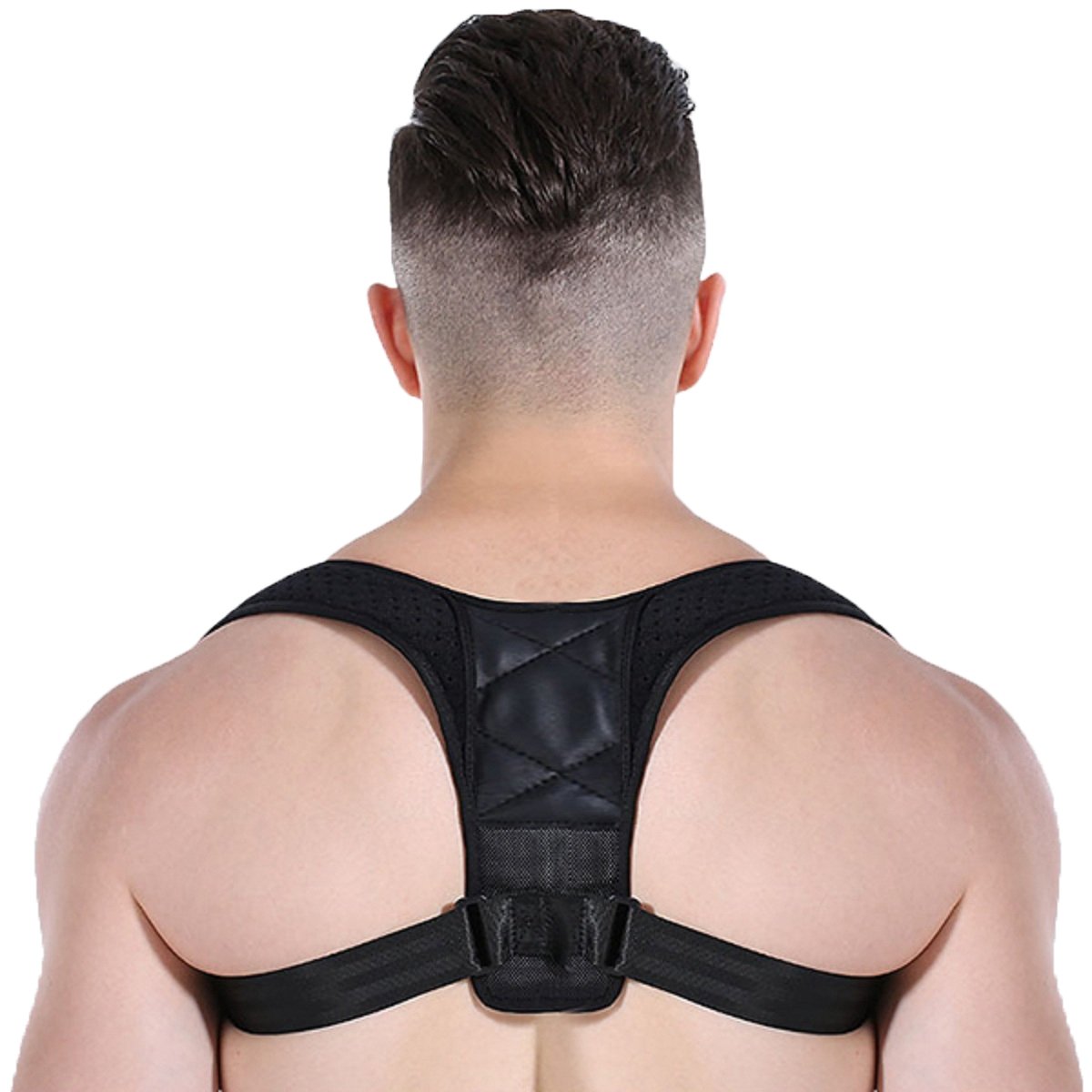 

Back Care Posture Corrector Adjustable Clavicle Brace Shoulder Support Strap for Women Men Improve S