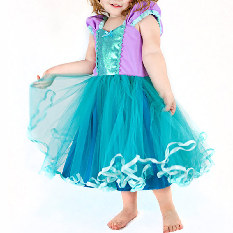

Princess Style Girls Party Dress For Cosplay Wedding Costume 2Y-9Y, Green