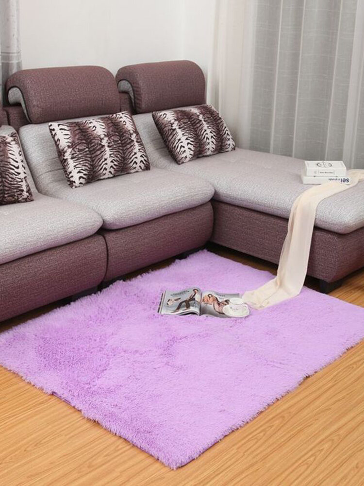 <US Instock> 36''x24''Soft Fluffy Floor Rug Anti-skid Shaggy Area Rug Plush Non-slip Home Bedroom Living Room Carpet