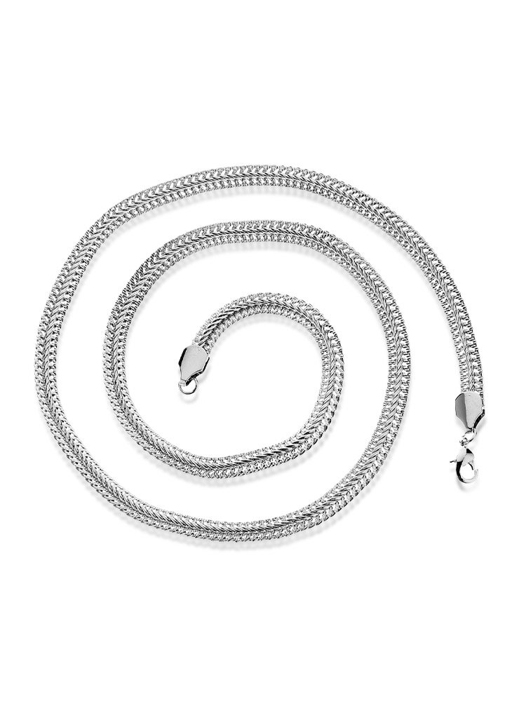 Trendy Simple Foxtail Single Chain Iron Necklace