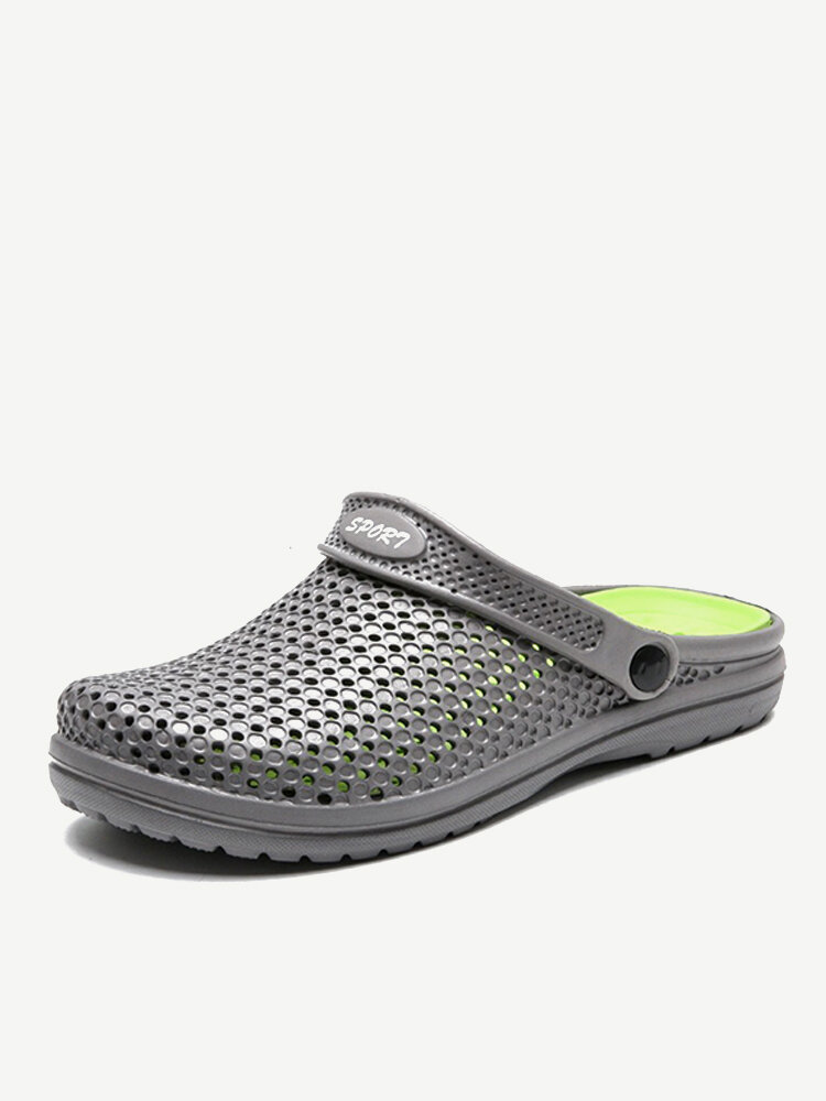 Men Removable Insole Comfy Garden Hole Water Beach Sandals