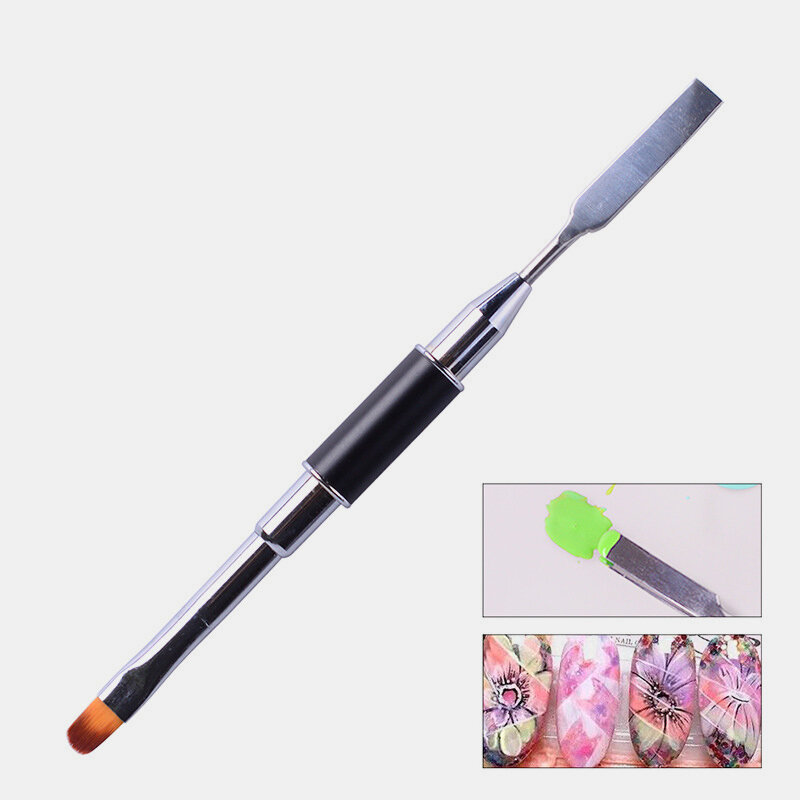 

Double Head Manicure Tools Palette Bar Nail Painting Drawing Pen