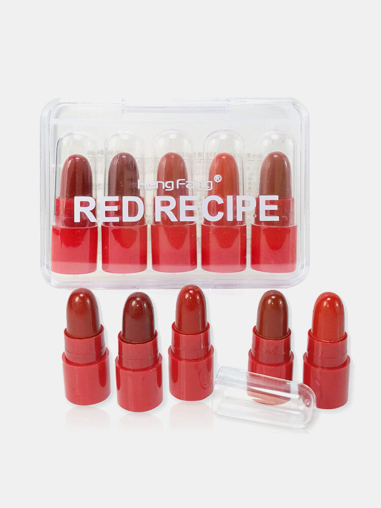 Red Series Mini Lipstick Velvet Matte Lipstick Long-Lasting Lip Stick For Beauty Lip Makeup