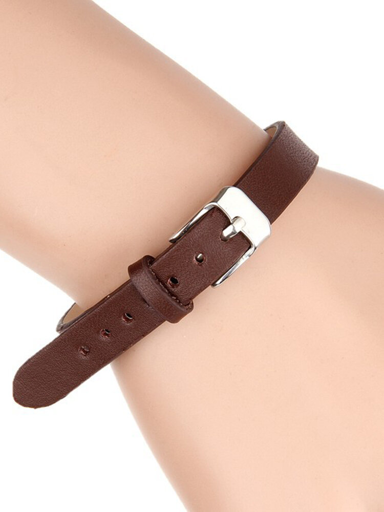 Fashion Cuff Bracelets Leather Belts Simple Adjustable Bangle Bracelet Jewelry for Women Men