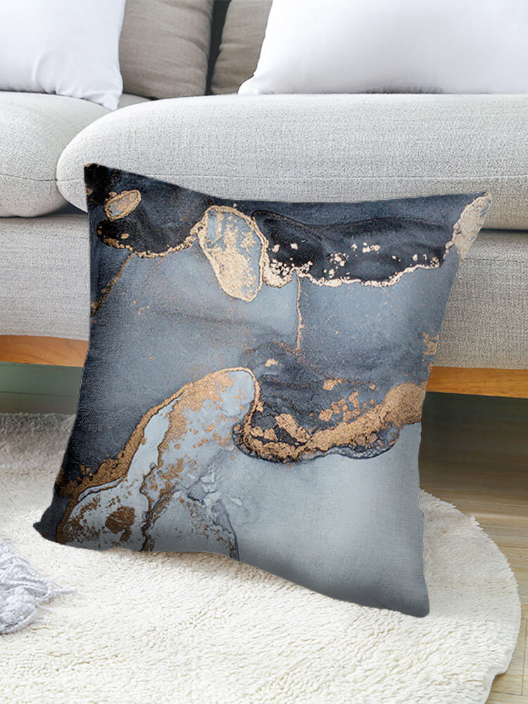 Modern Art Cat Cotton Linen Pillow Case Throw Cushion Cover Home Sofa Decor