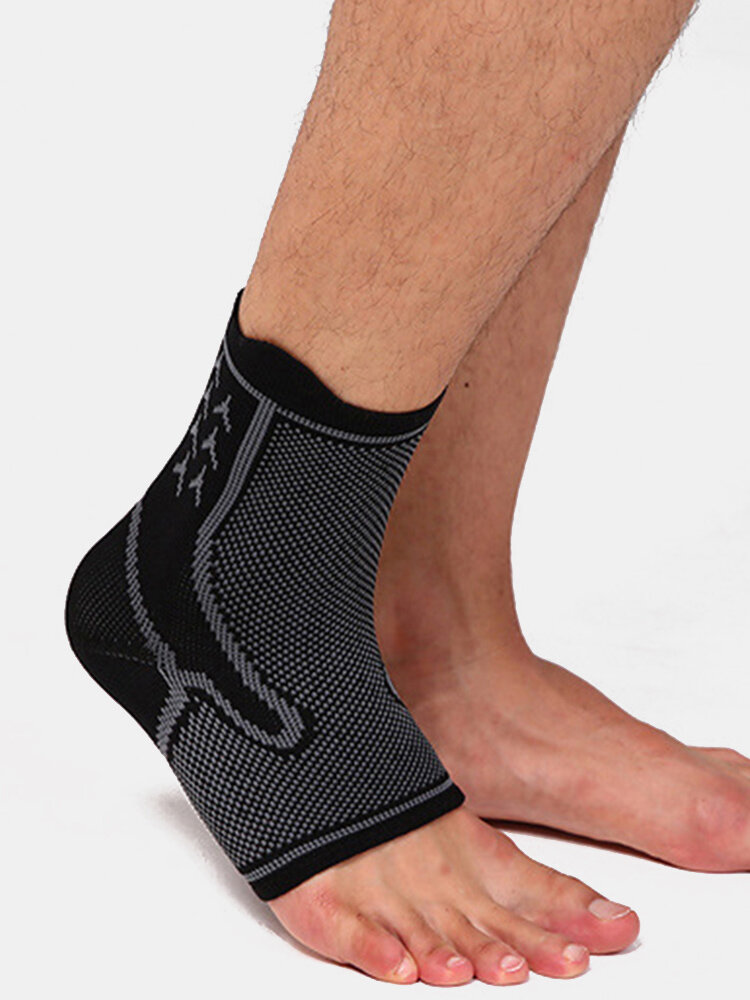 Ankle Support Gear 3D Weaving Breathable Anti-Sprain Elastic Sports Ankle Support