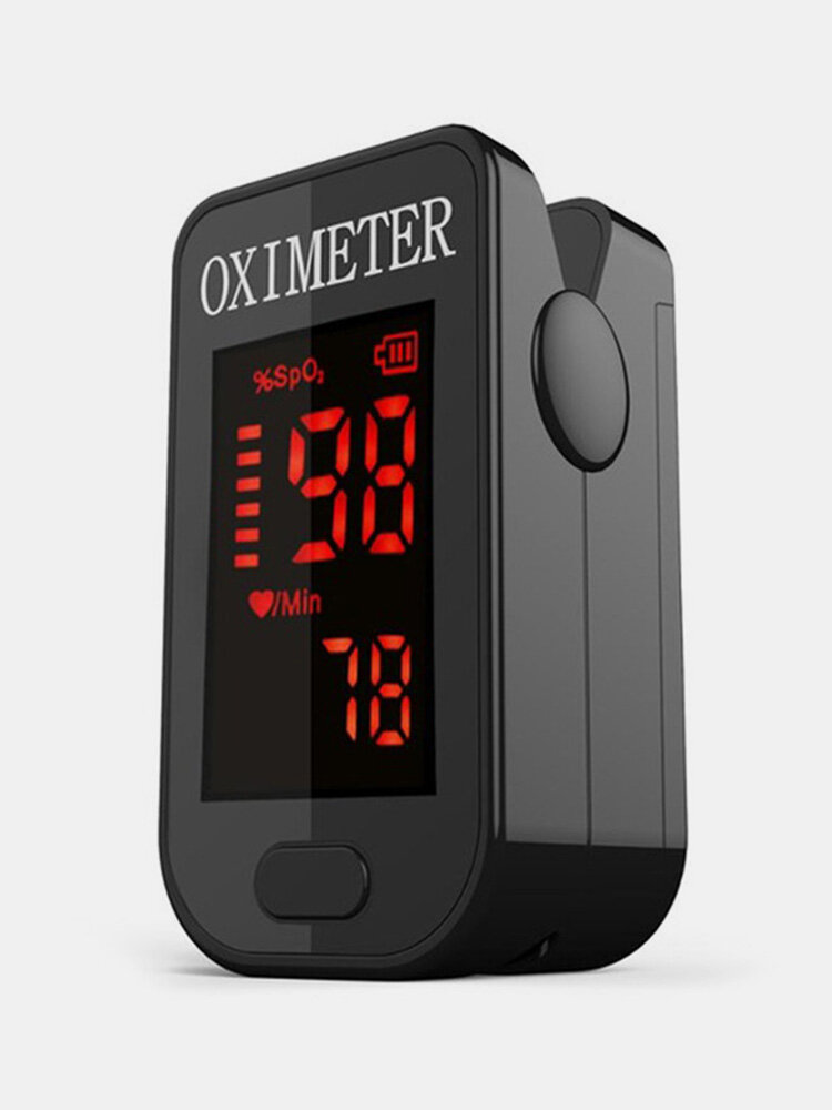 Finger Clip Type Oximeter Blood Oxygen Saturation Meter Pulse Oxygen Pulse Heart Rate 