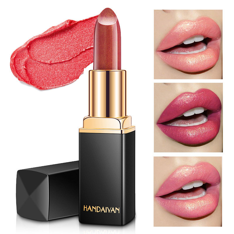 

Pearlescent Temperature Lipstick Long-Lasting Metal Shimmer Lip Stick Moisturizing Lip Cosmetic, 1#;2#;3#;4#;5#;6#;7#;8#;9#