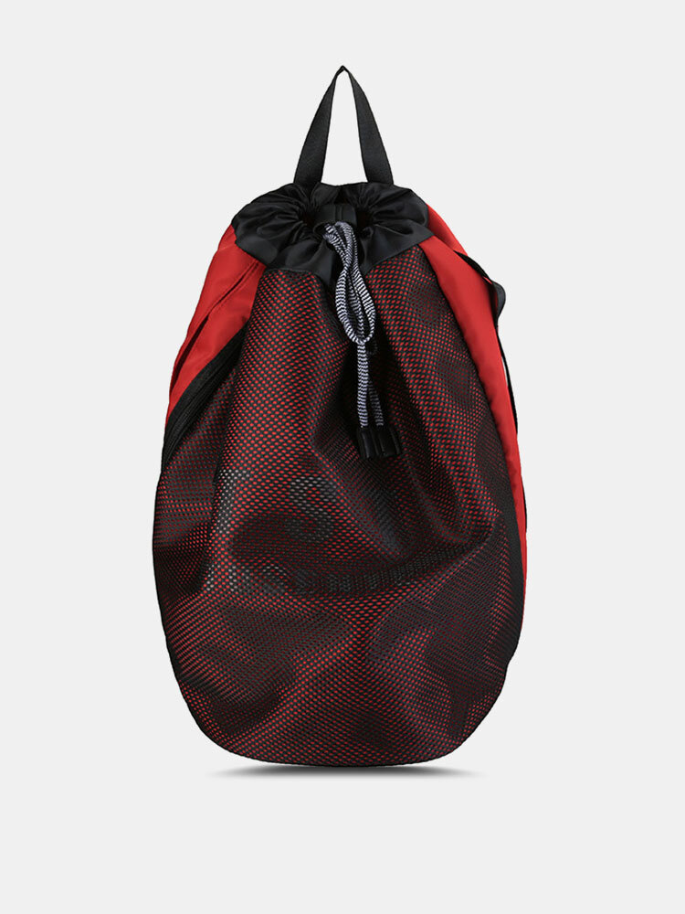 Men Nylon Fashion Wear-Resistant Large Capacity Backpack Basketball Bag