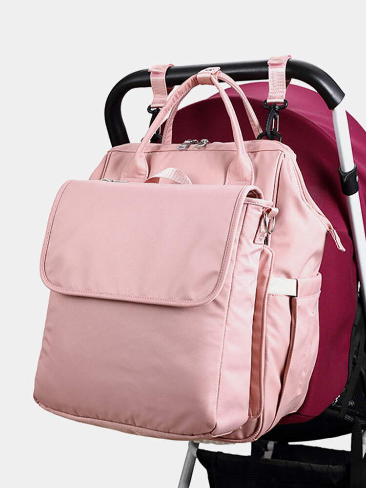Soild Detachable Wear-resistant Waterproof Multifunctional Handbag Female Mother Bag Backpack