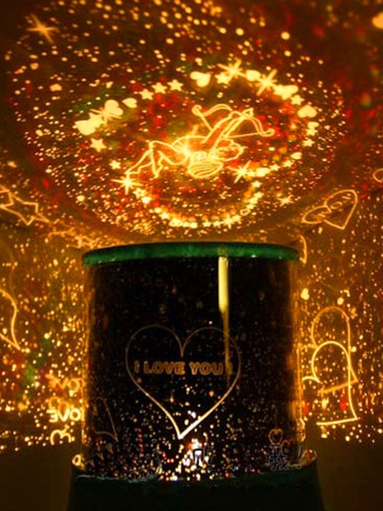 LED Cupid Loveer Lamp Cosmos Star Master Sky Starry Night Projector Light Gift
