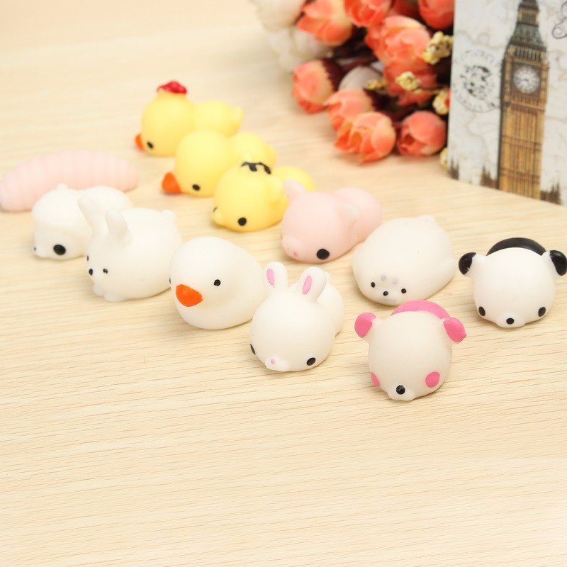 

Mochi Bear Kawaii Squishy Squeeze Cute Healing Toy Collection Stress Reliever Gift Decor