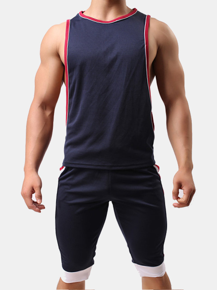 Mens Sexy Sleeveless  Loose Fit Vest Sport Tank Tops