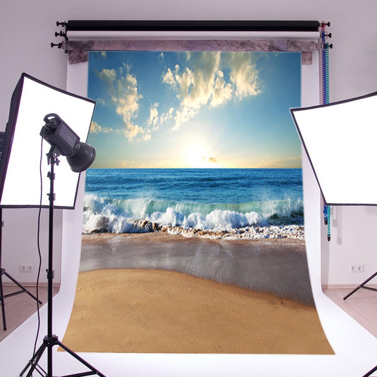 

3X5FT Sunny Sea Beach Vinyl Photography Backdrop Background Studio Props
