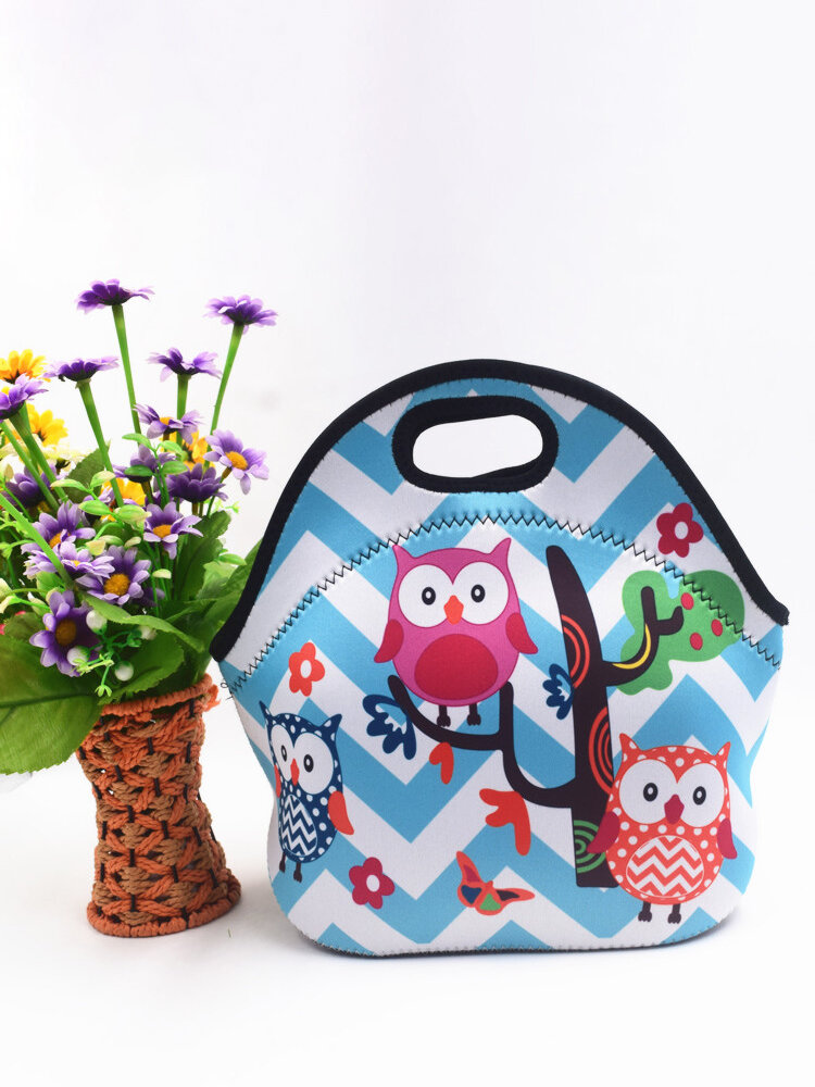 Lunch Bags Insulated for Women Men Adult Neoprene Cute Tote Waterproof Thermal Reusable Durable Box
