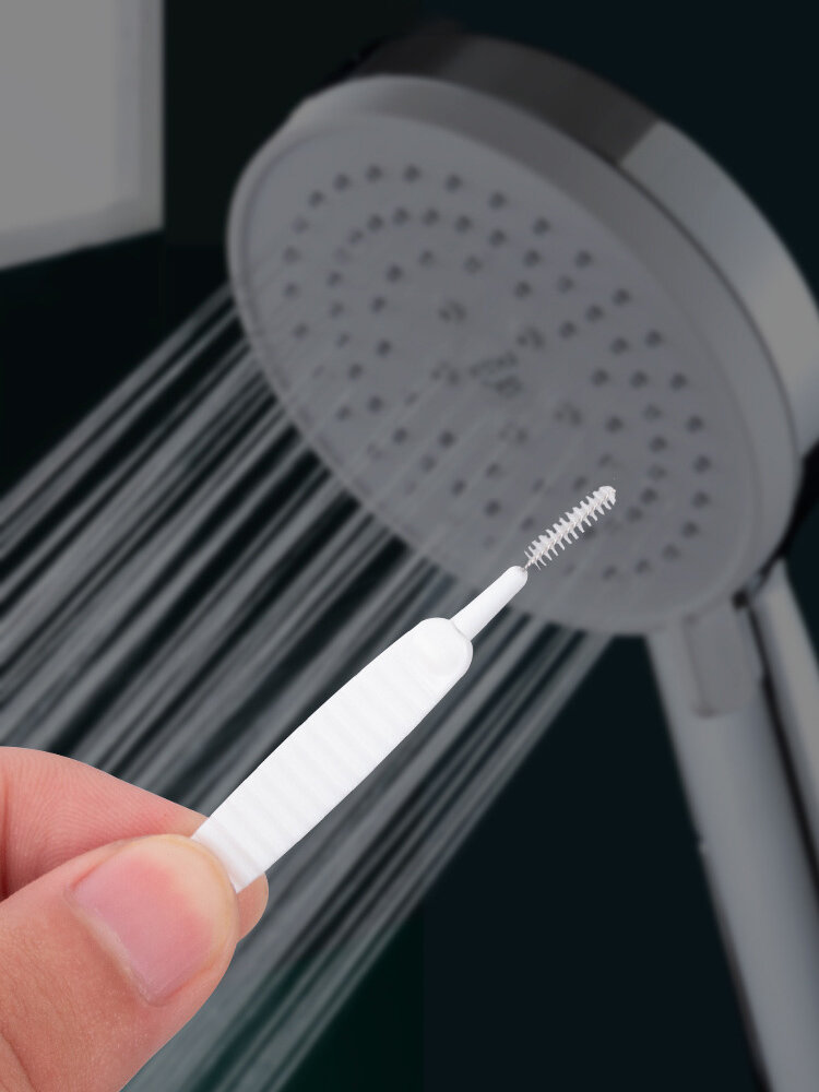 10PCSセットシャワーヘッドクリーニングブラシ洗浄目詰まり防止小さなブラシポアギャップクリーニングブラシキッチントイレ電話穴用