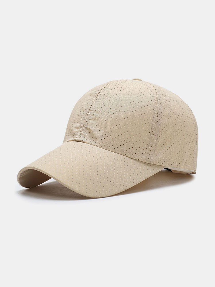 Men's Summer Adjustable Breathable Mesh Hat Quick Dry Cap Outdoor Sports Climbing Baseball Cap