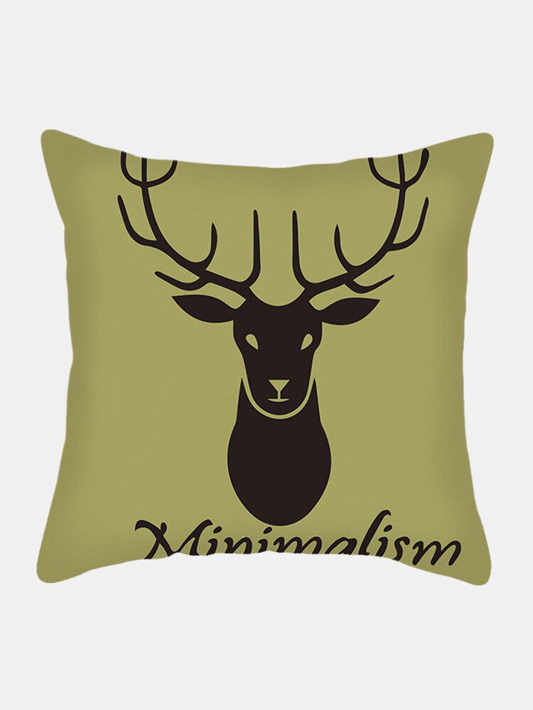 1 PC Short Plush Stylish Pattern Decoration In Bedroom Living Room Sofa Cushion Cover Throw Pillow Cover Pillowcase