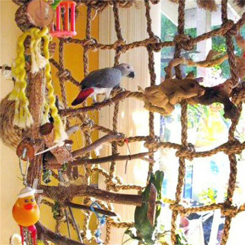 Mothcattl Uccello pappagallo da masticare colore casuale per arrampicata e altalena 6 pezzi 