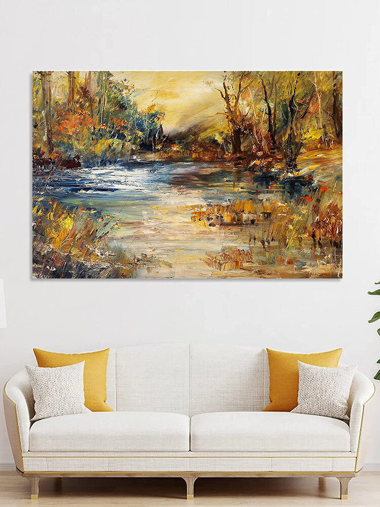 1 Pc Unframed Canvas Natural Landscape Oil Painting Home Bedroom Decor Wall Art Pictures