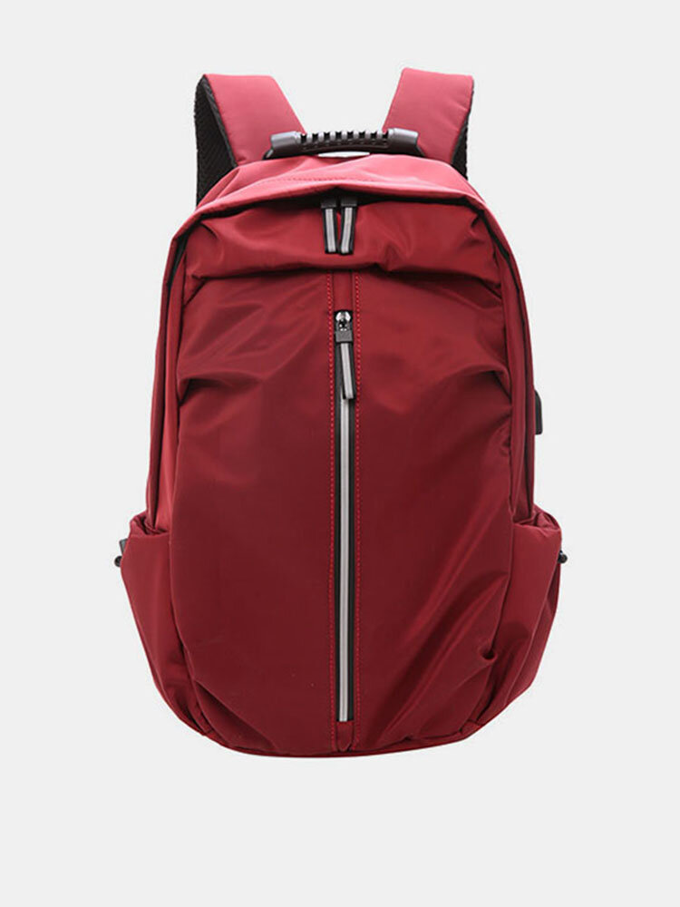 Men Oxford Sport Large Capacity  15.6 Inch Laptop Bag Trip Traval Backpack