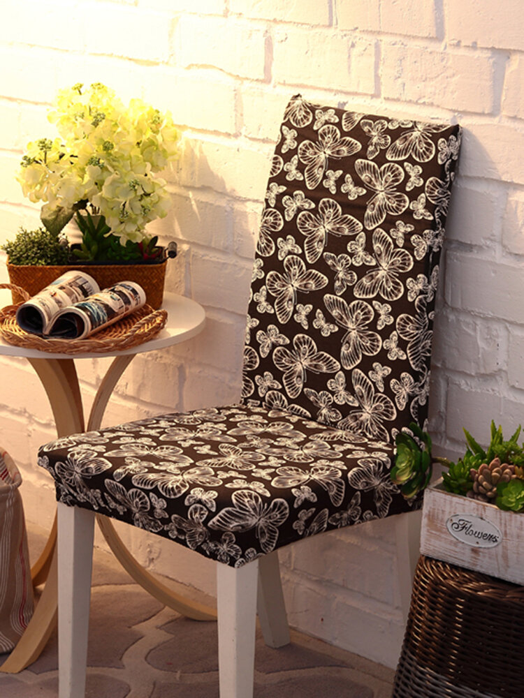 

Elegant Noble Spandex Elastic Stretch Chair Seat Cover Computer Dining Room Home Wedding Decor, 1;4;6;12