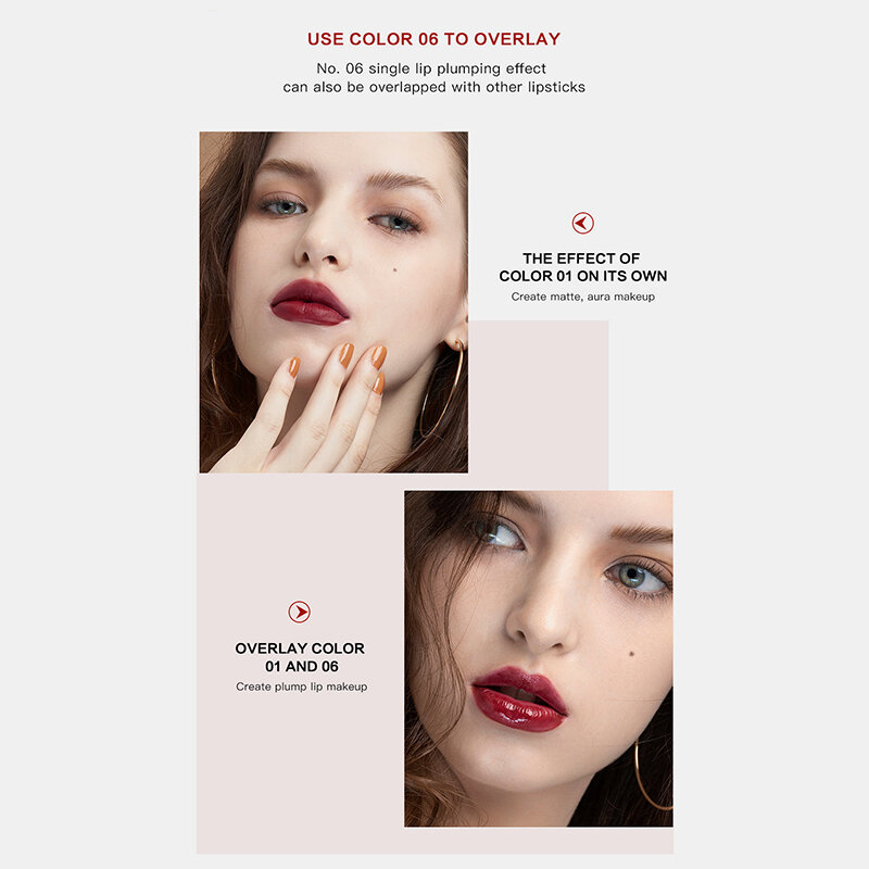 6 Colors Matte Lipstick Set Lasting Waterproof Non-Stick Cup Lip Glaze Lip Gloss