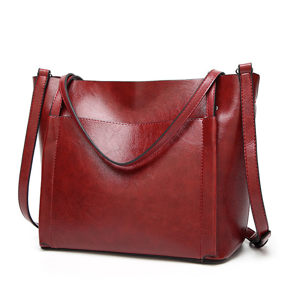 Hot-sale designer Women Vintage Leather Handbags Retro Shoulder Bag Tote Bag Online - NewChic