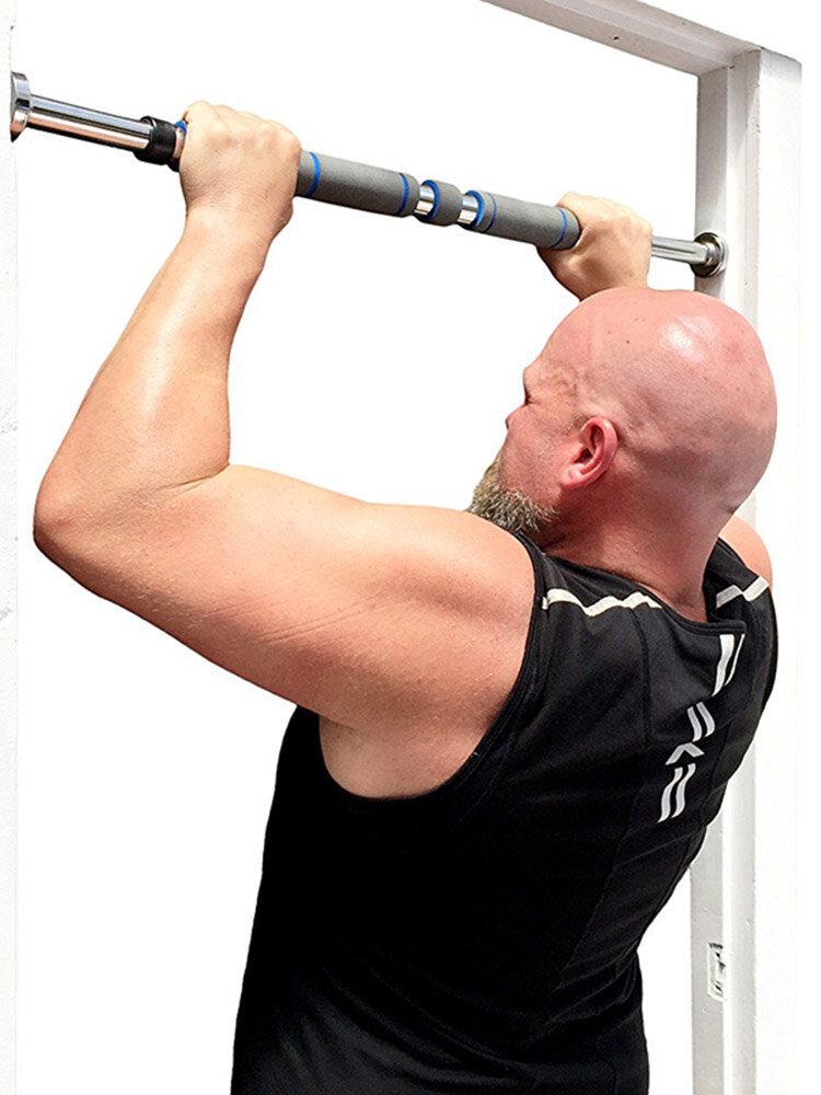 Steel 200kg Load Door Horizontal Bars Adjustable Home Gym Pull Up Training Bar Exercise Tools