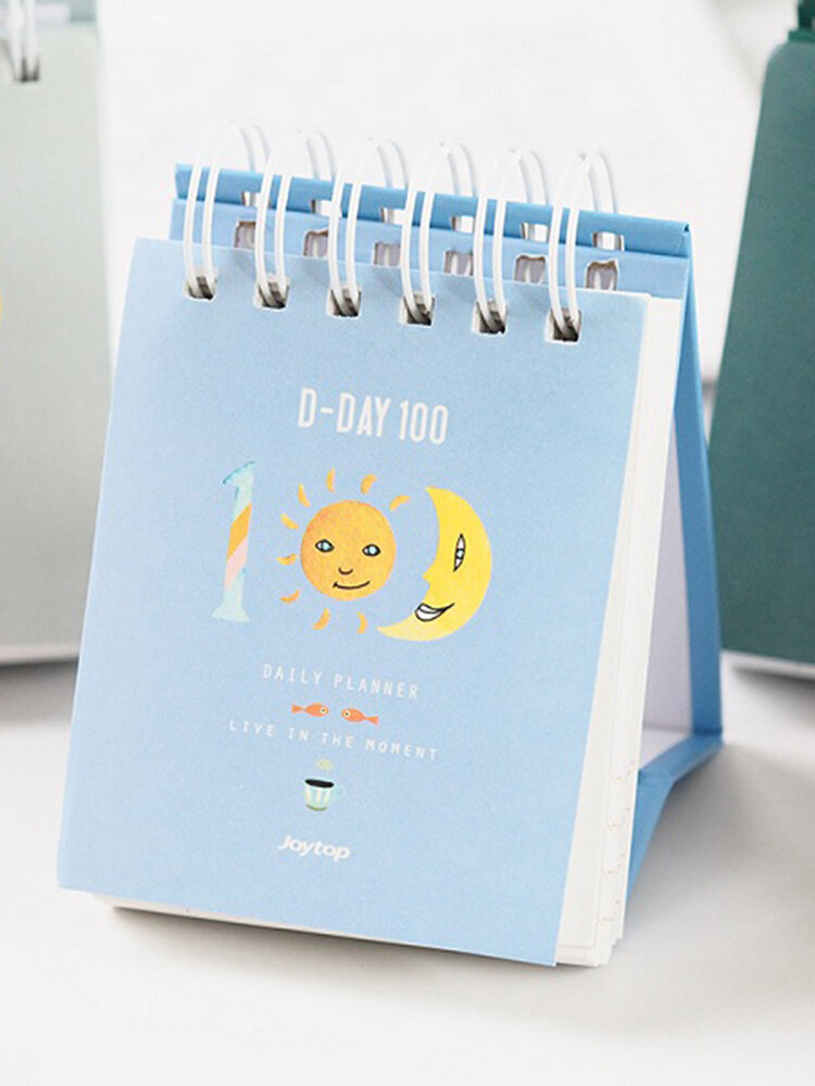 100-day Planner Memo Best Agenda Day Planner to Achieve Your Goals Random Color