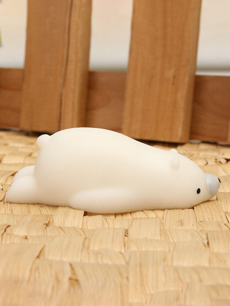 

Mochi Polar Bear Squishy Squeeze Cute Healing Toy Kawaii Collection Stress Reliever Gift Decor