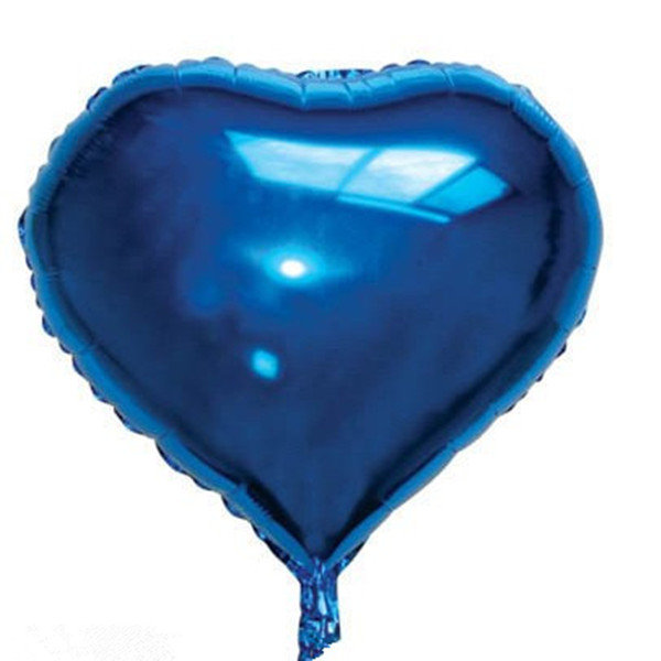  Foil Balloon Metallic Heart Shape Wedding Party Decor Supply