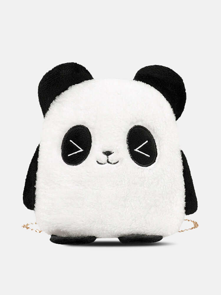 Women Dacron Cute Panda Winter Olympics Beijing 2022 Crossbody Bag Shoulder Bag
