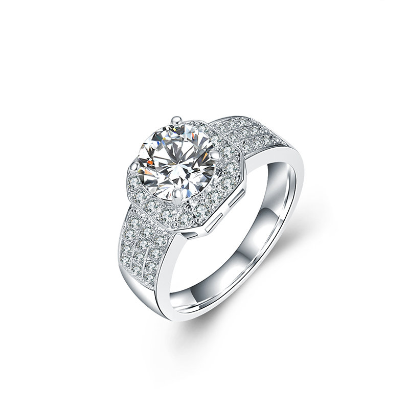 Cheap best Women's Luxury Ring Zircon Platinum Wedding