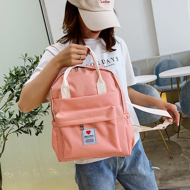 School Backpack Student Bag Female Outdoor Portable Shoulder Bag Computer Bag Bag Shoulder Bag