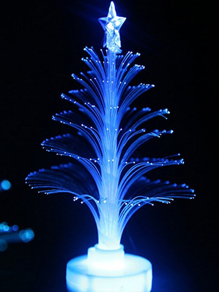 ملون LED شجرة عيد الميلاد الألياف البصرية ضوء لمهرجان حزب الديكور ضوء الليل