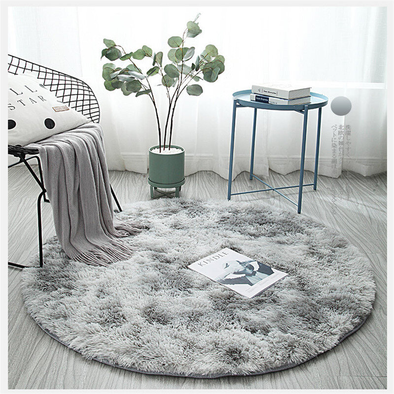 

Nordic Tie-dye Gradient Carpet Round Hanging Basket Chair Yoga Mat Living Room Floor Mat, Camel;khaki;light grey;pink;dark grey;blue;coffee;light pink;dark blue;red