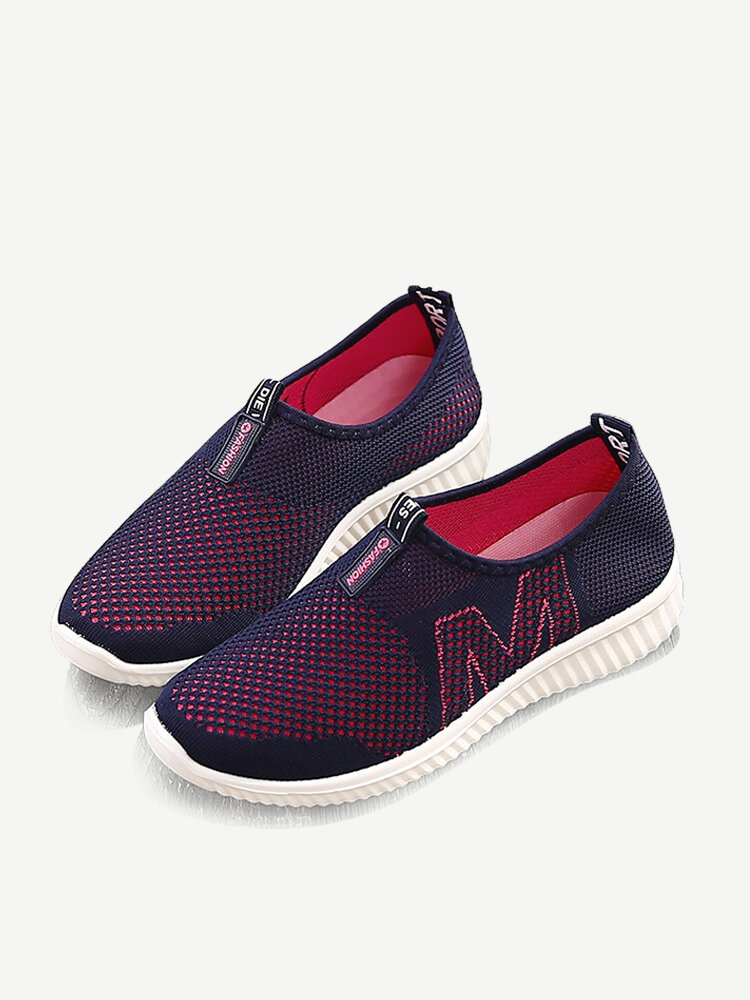 Women Sports Comfy Mesh Casual Shoes Slip On Sneakers