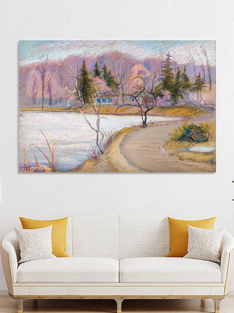 1 Pc Unframed Canvas Natural Landscape Oil Painting Home Bedroom Decor Wall Art Pictures