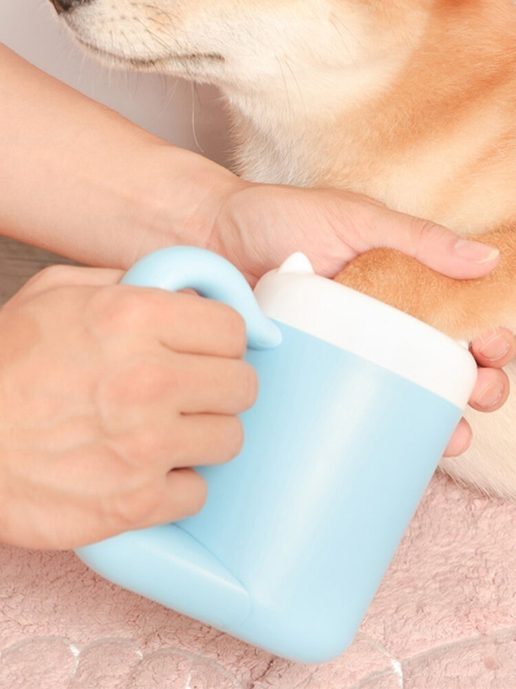 Pigl plongeur pour petits chiens moyens machine à laver pour animaux de compagnie Soft pieds en silicone pour ordinateur portable tasse de nettoyage sale 