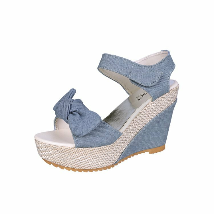 Women Fish Mouth Wedge Sandals