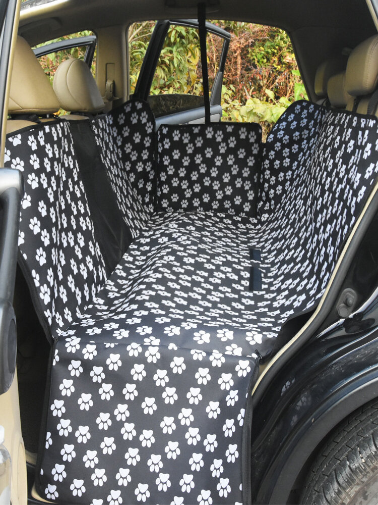 Pet Car Rear Back Seat Protector Hammock Dog Seat Cover With Safety Net
